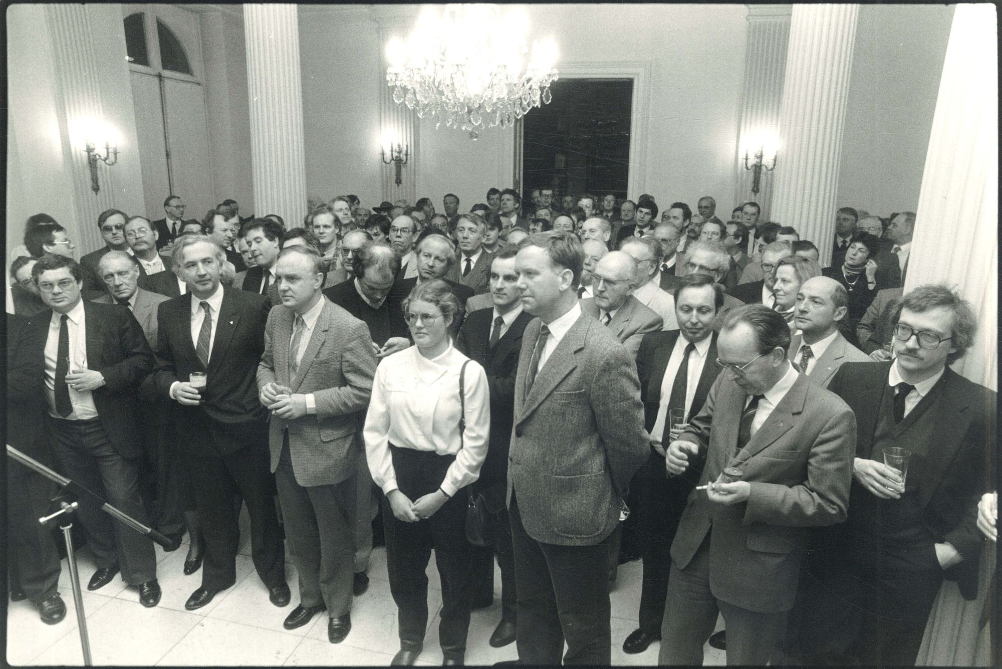 Nieuwjaarsreceptie van de Kamer van Koophandel en Nijverheid 1985