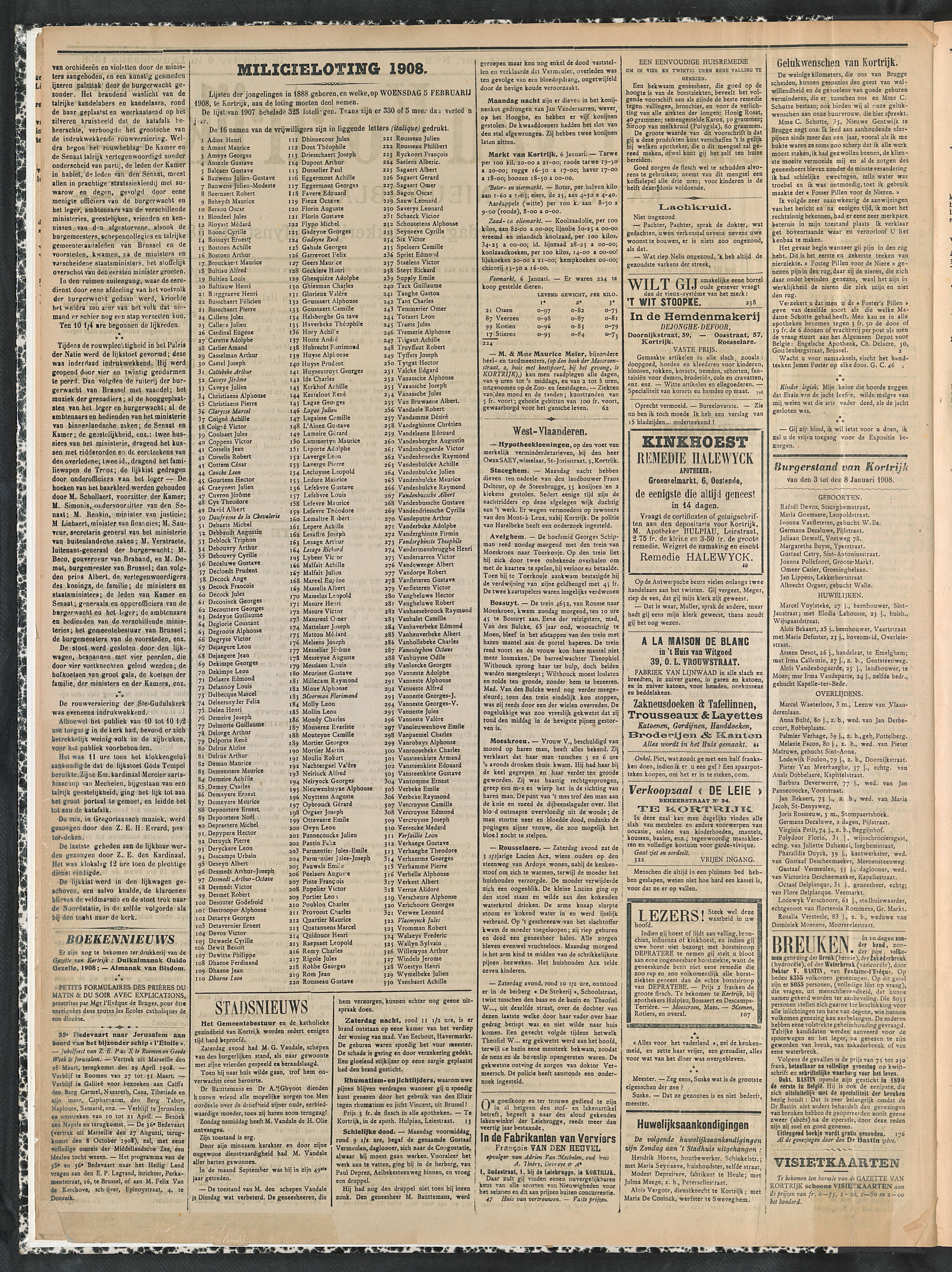 Gazette Van Kortrijk 1908-01-09 p2