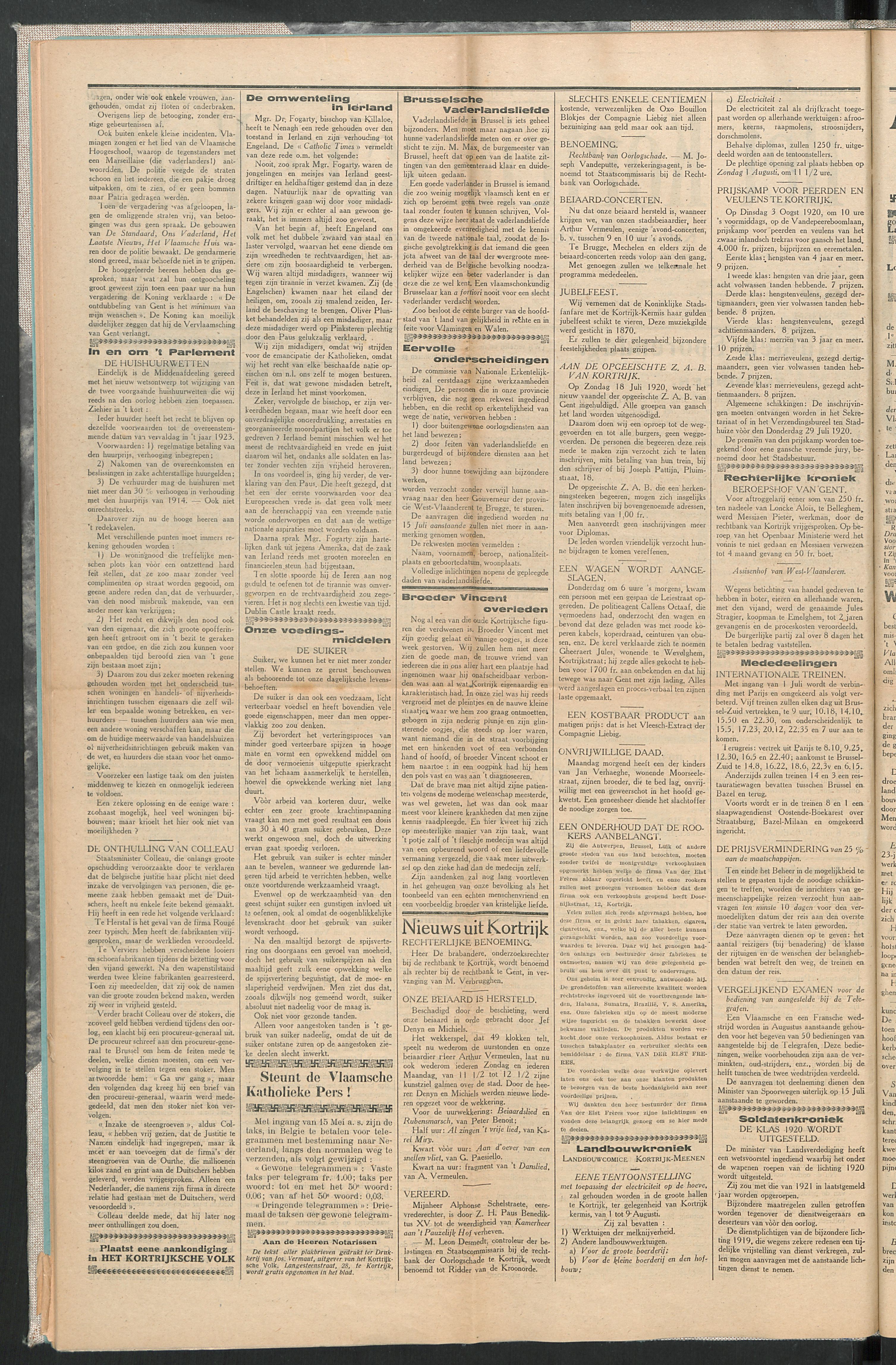 Het Kortrijksche Volk 1920-06-27 p2