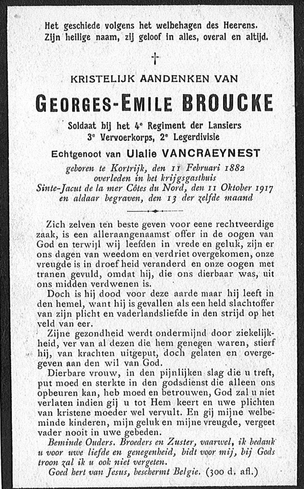 Broucke Georges-Emile