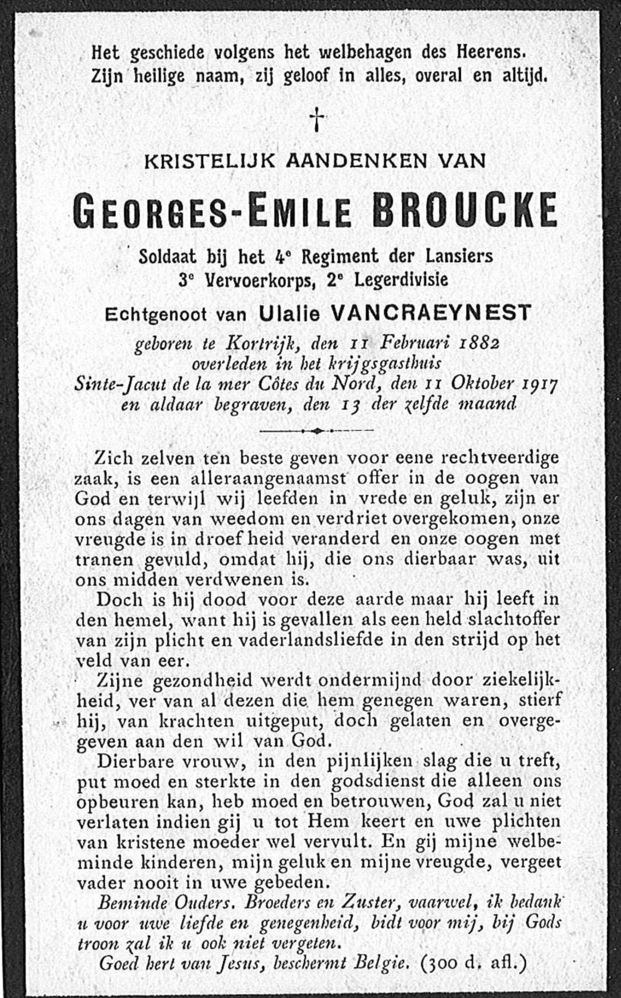 Broucke Georges-Emile 