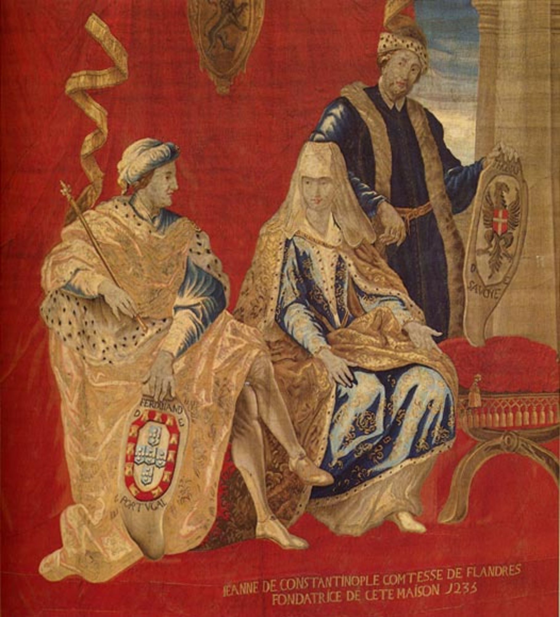 Johanna van Constantinopel met echtgenoten