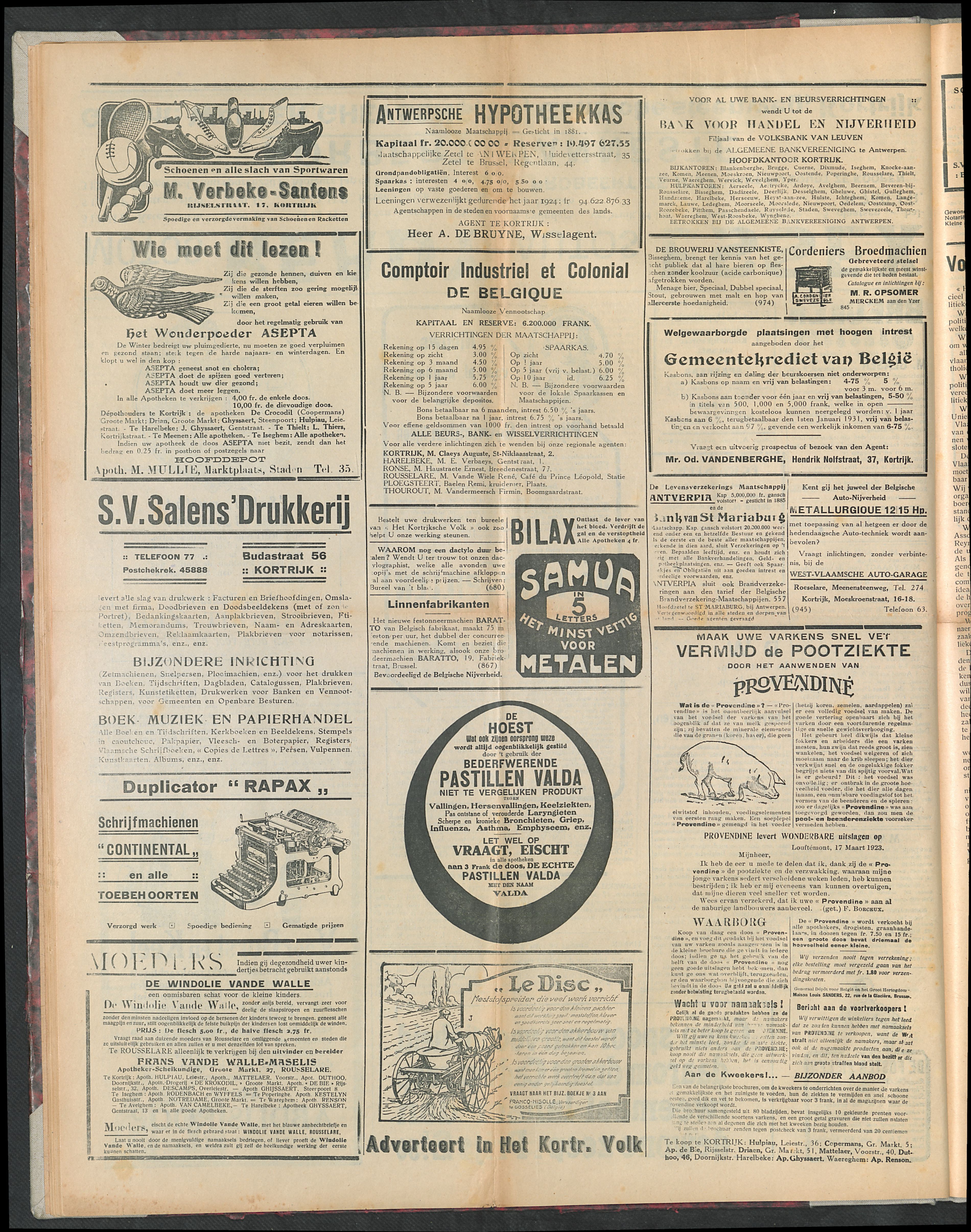 Het Kortrijksche Volk 1925-03-22 p4