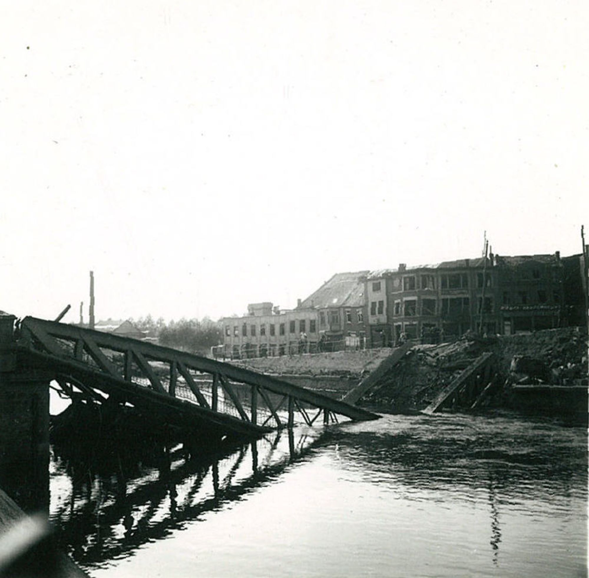 Vernielde bruggen 1940