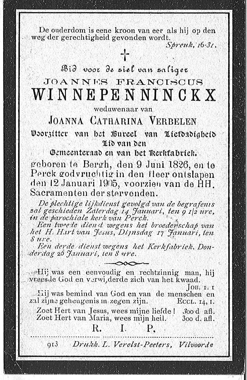 Joannes Franciscus Winnepenninckx