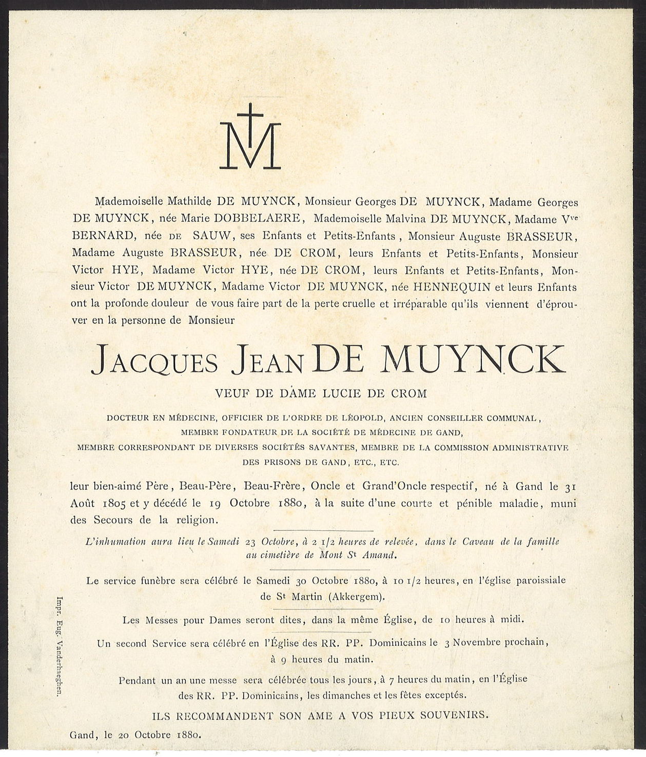 Jacques Jean De Muynck