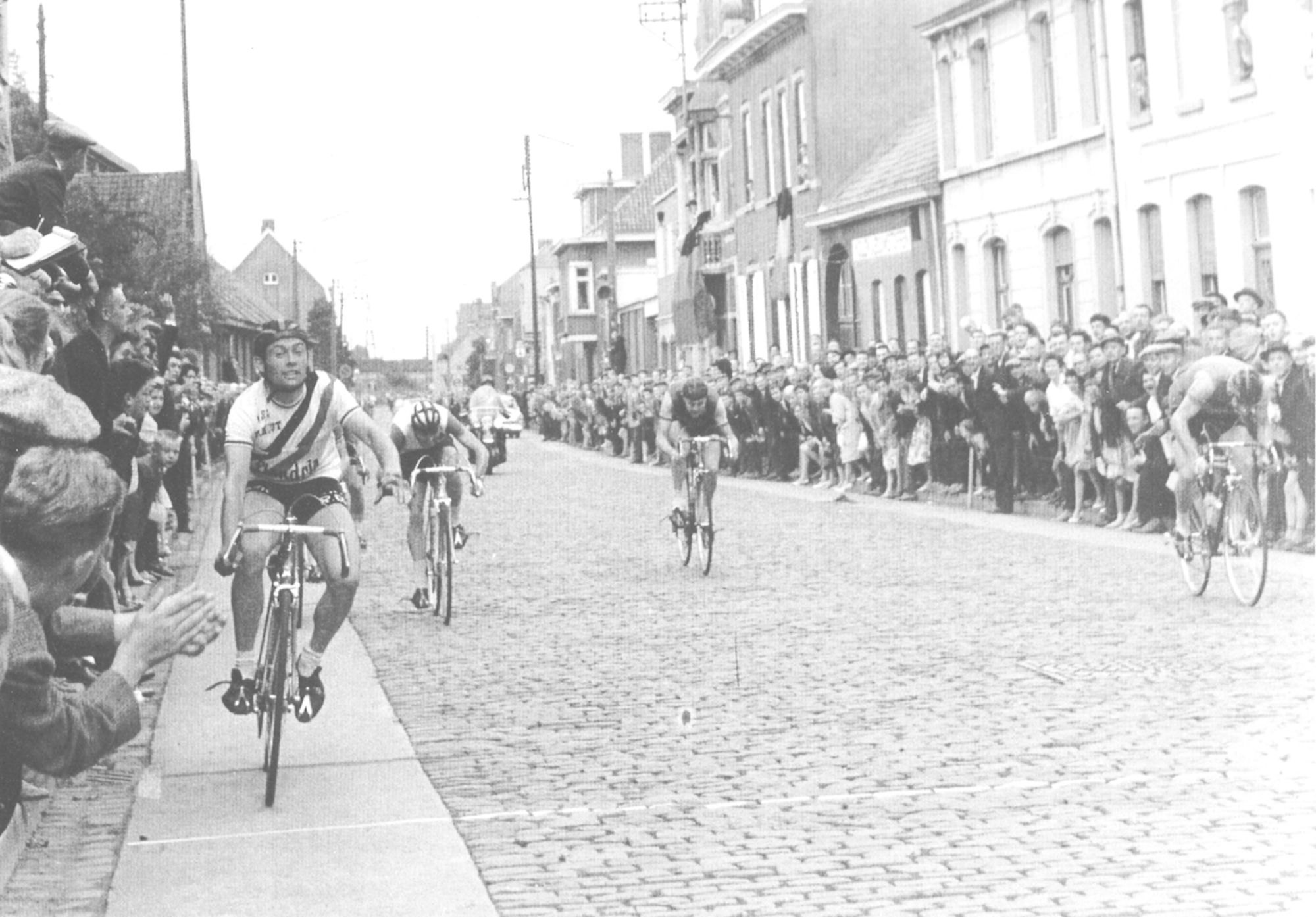 Wielerwedstrijd Brussel-Marke 1960