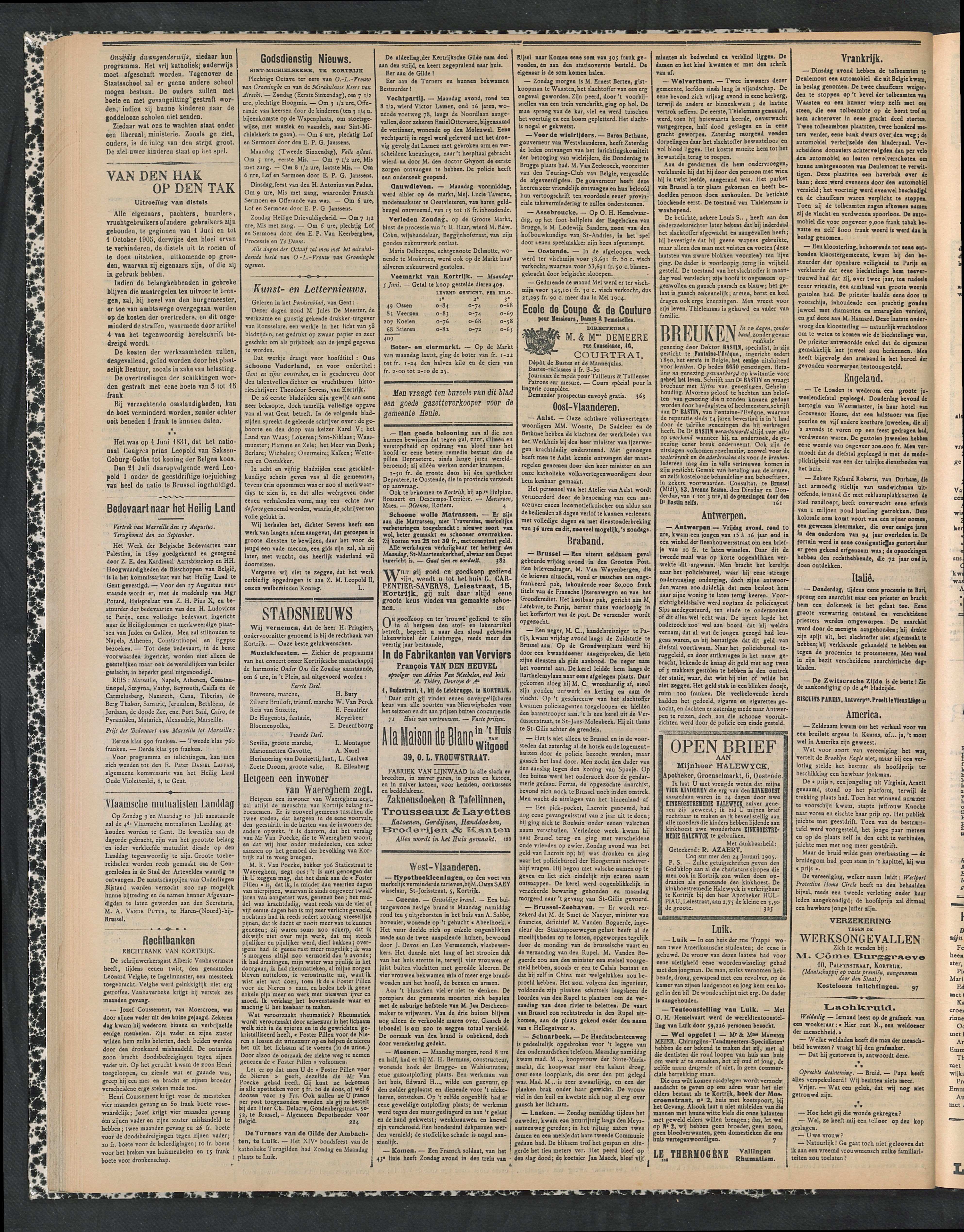 Gazette Van Kortrijk 1905-06-08 p2