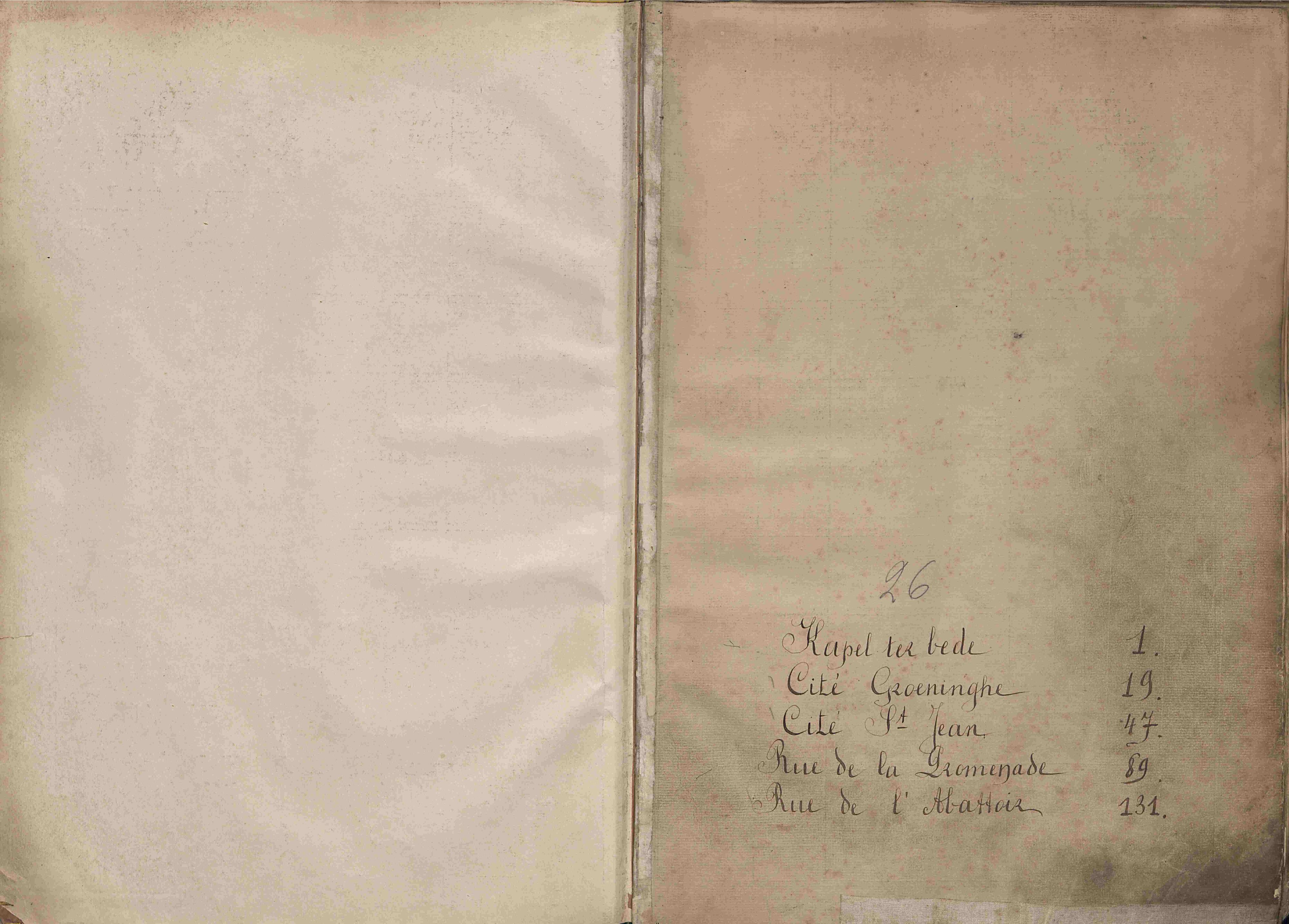Bevolkingsregister Kortrijk 1890 boek 26