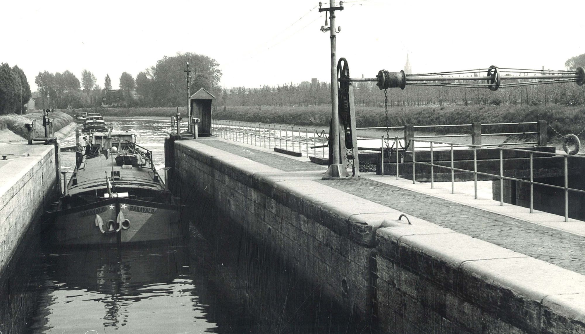 Oud sluizencomplex van Menen 1982