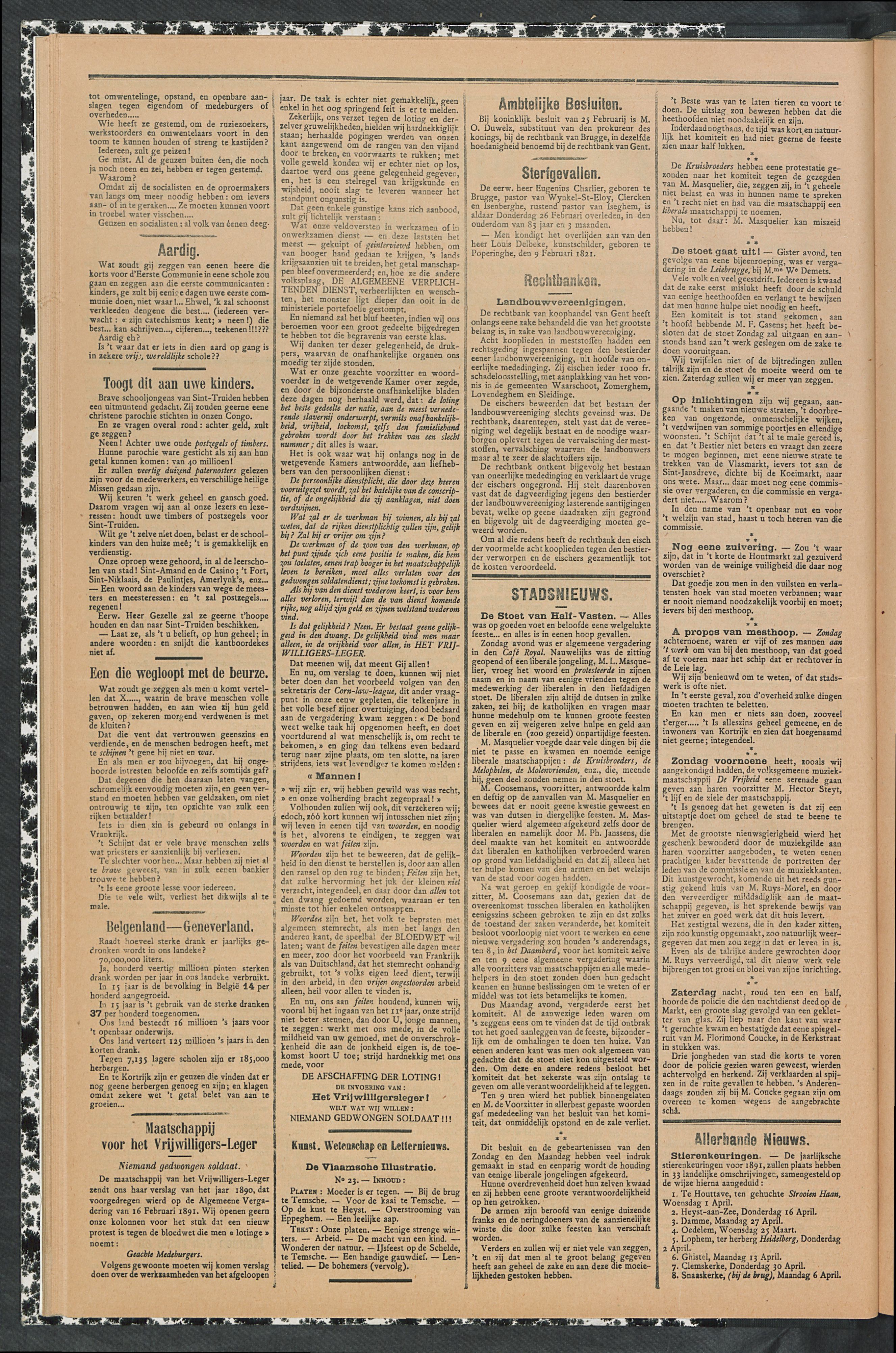 Gazette Van Kortrijk 1891-03-05 p2