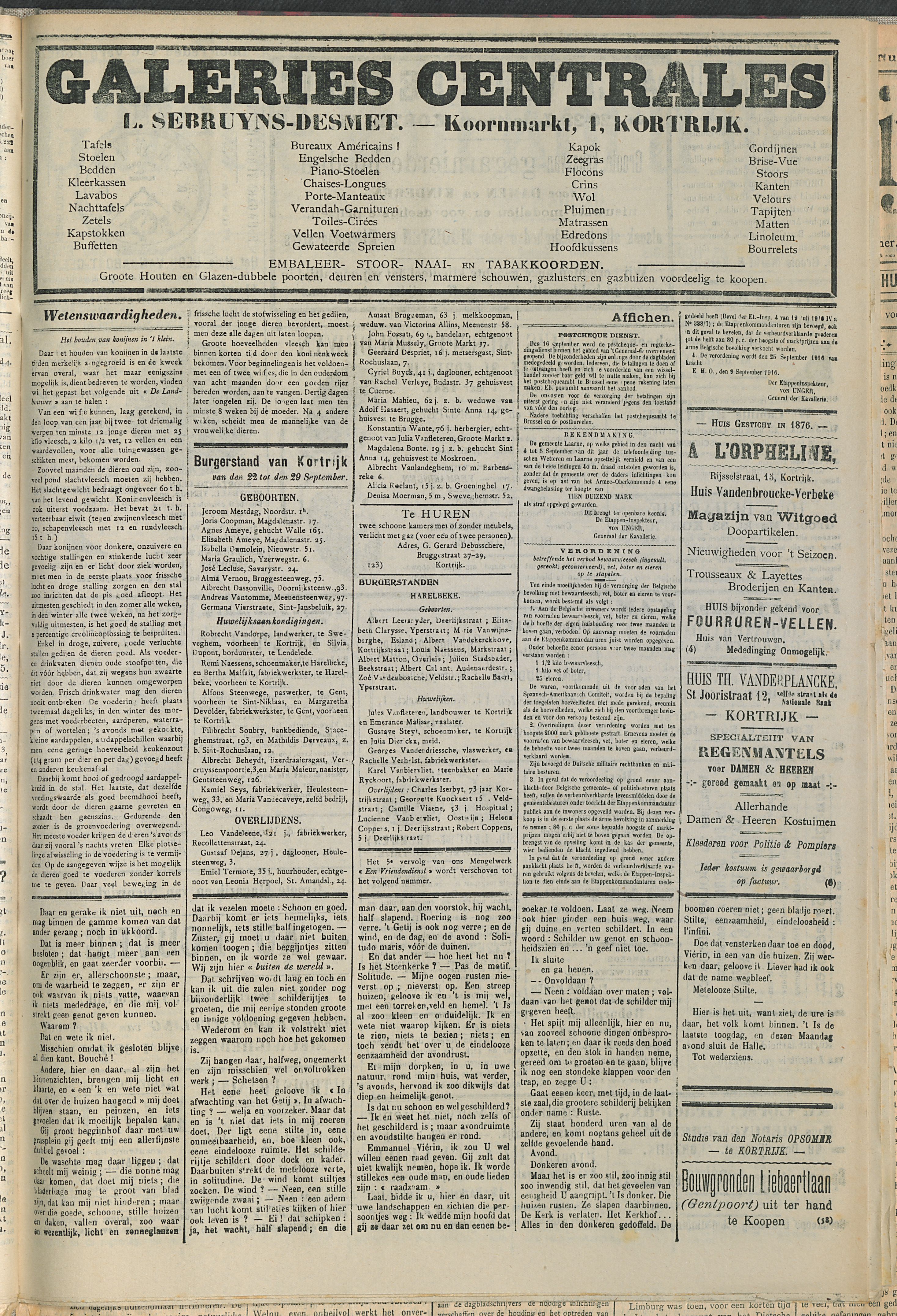 Gazette Van Kortrijk 1916-09-30 p3