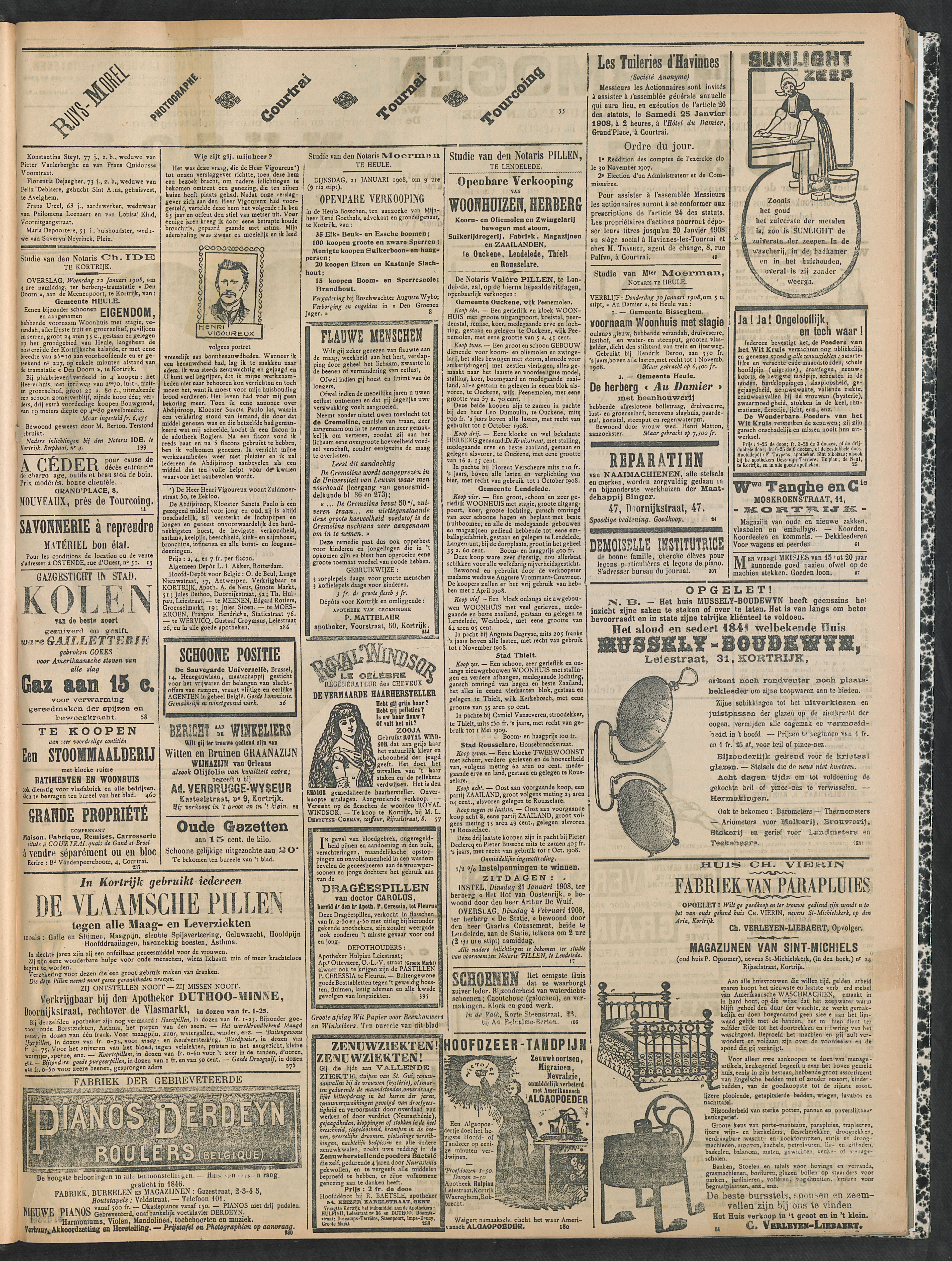 Gazette Van Kortrijk 1908-01-19 p3