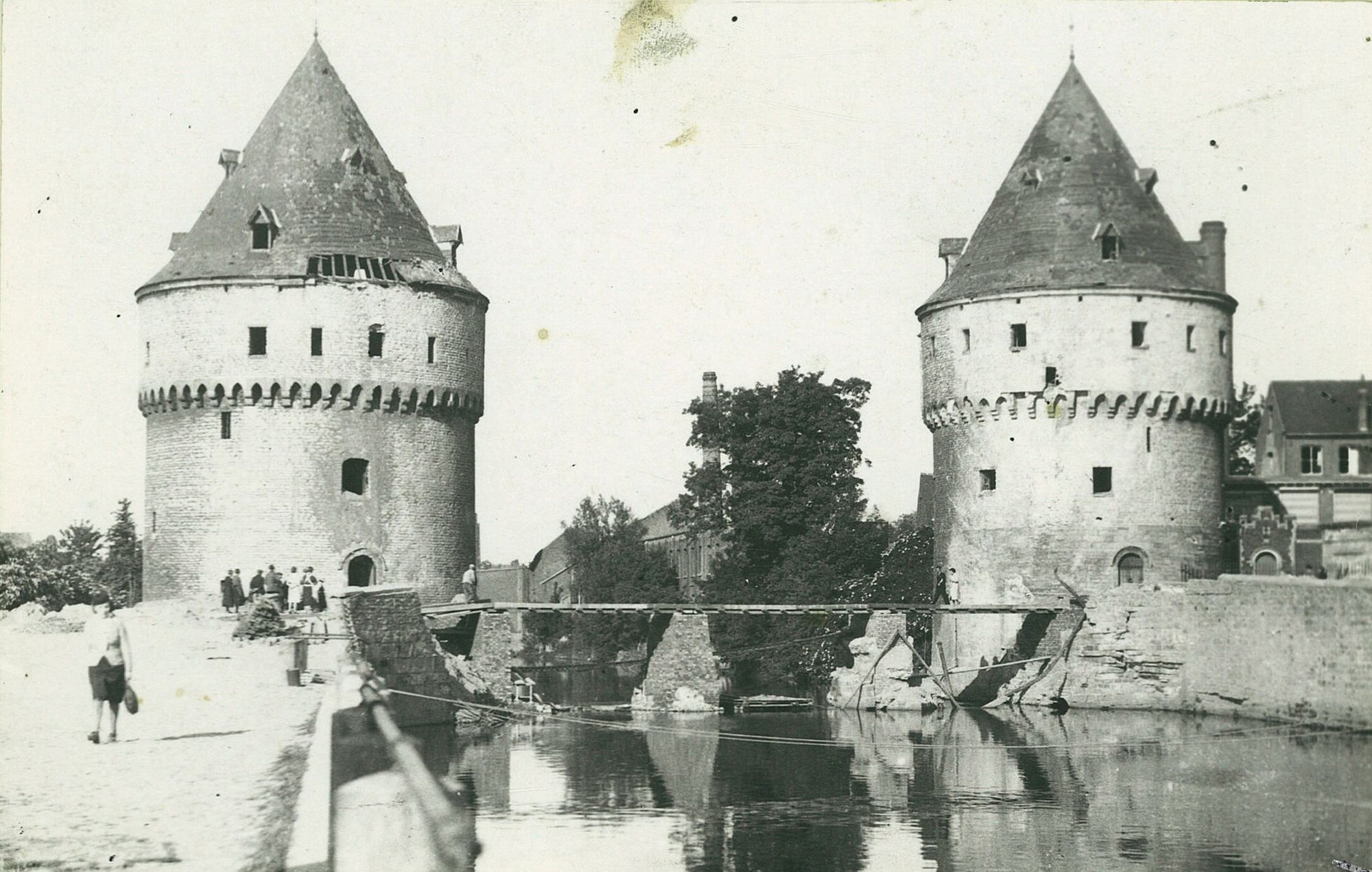 Vernielde bruggen 1940