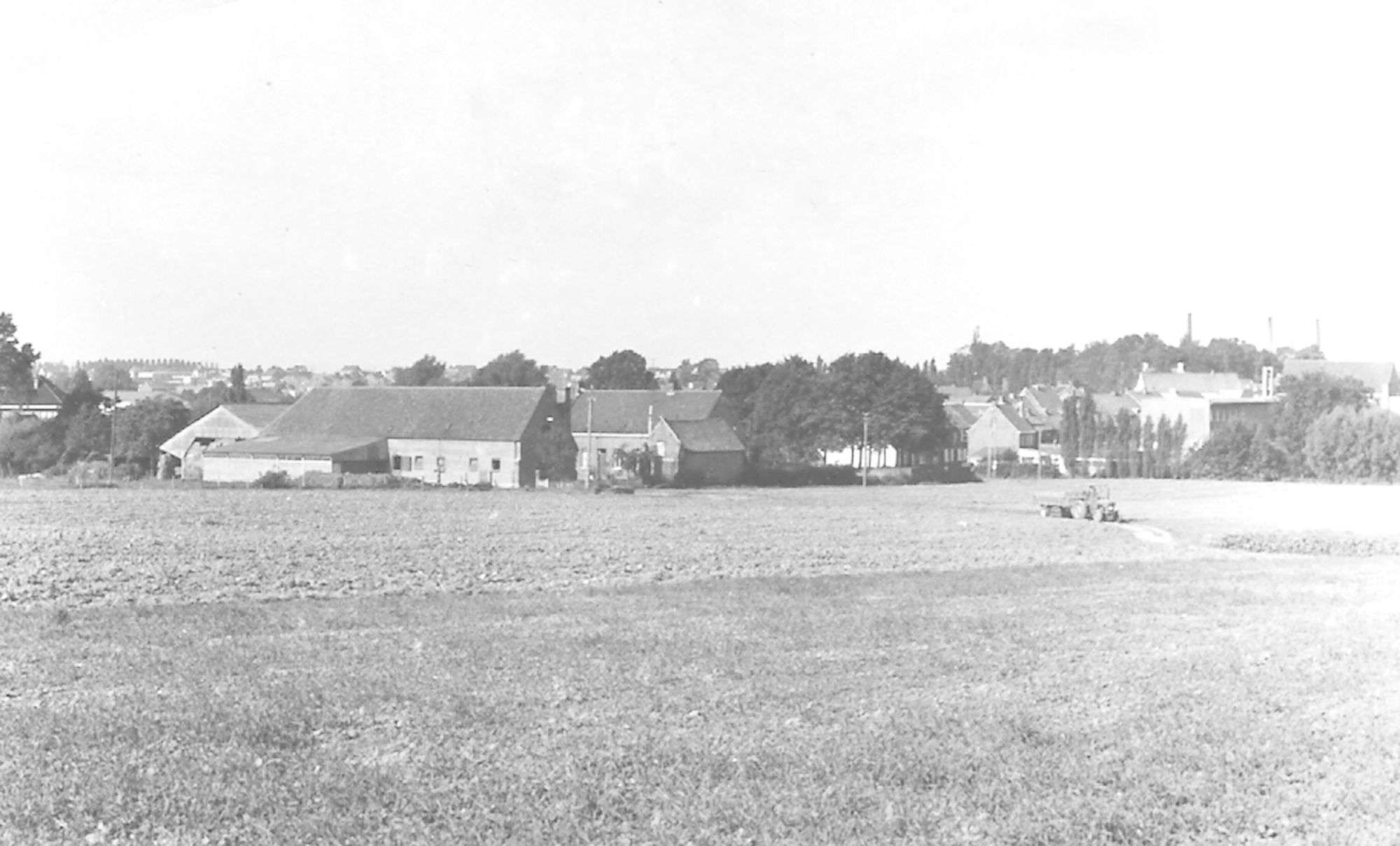 Panorama Hellestraat Marke jaren 1950