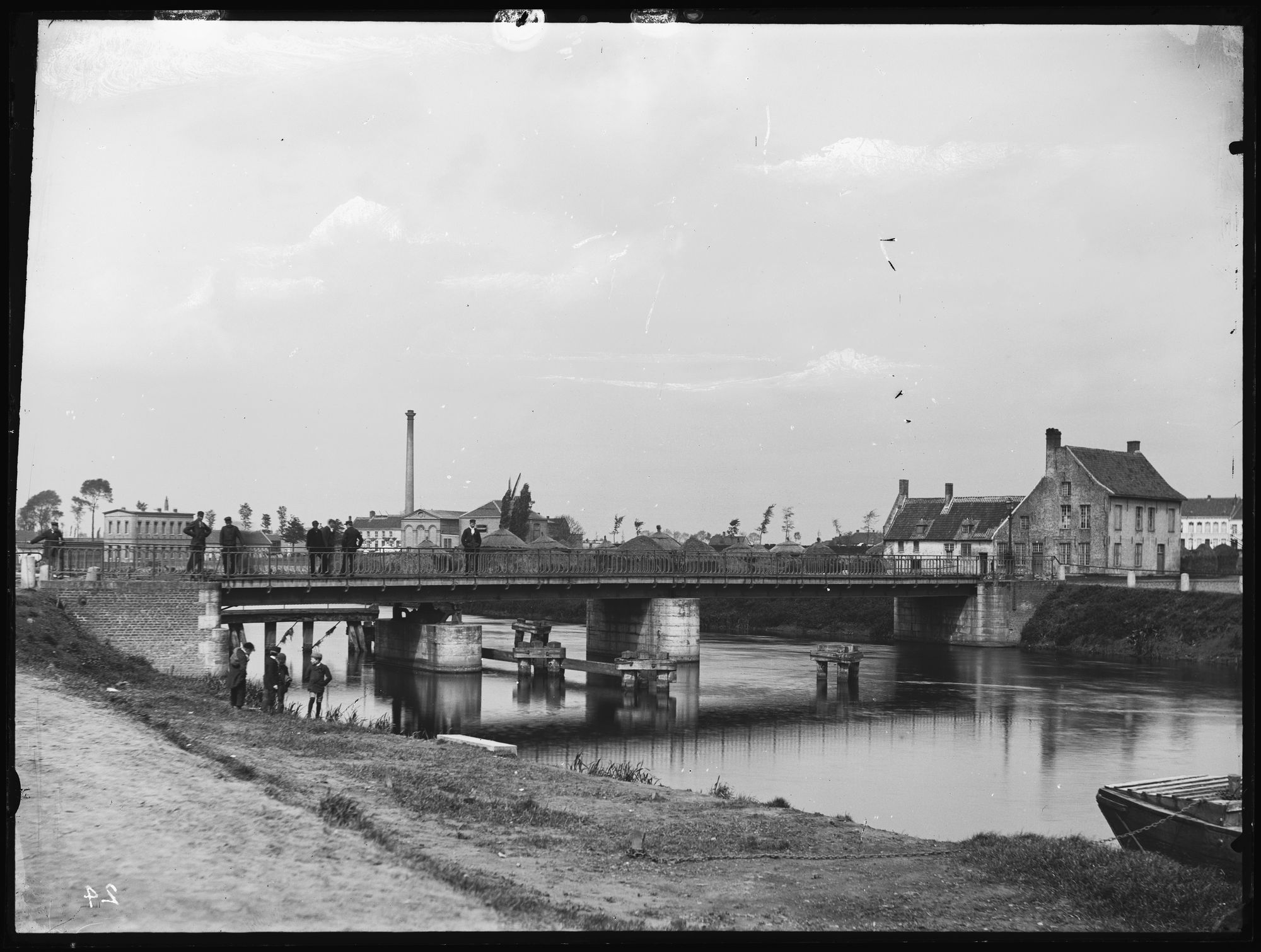 De eerste Gerechtshofbrug