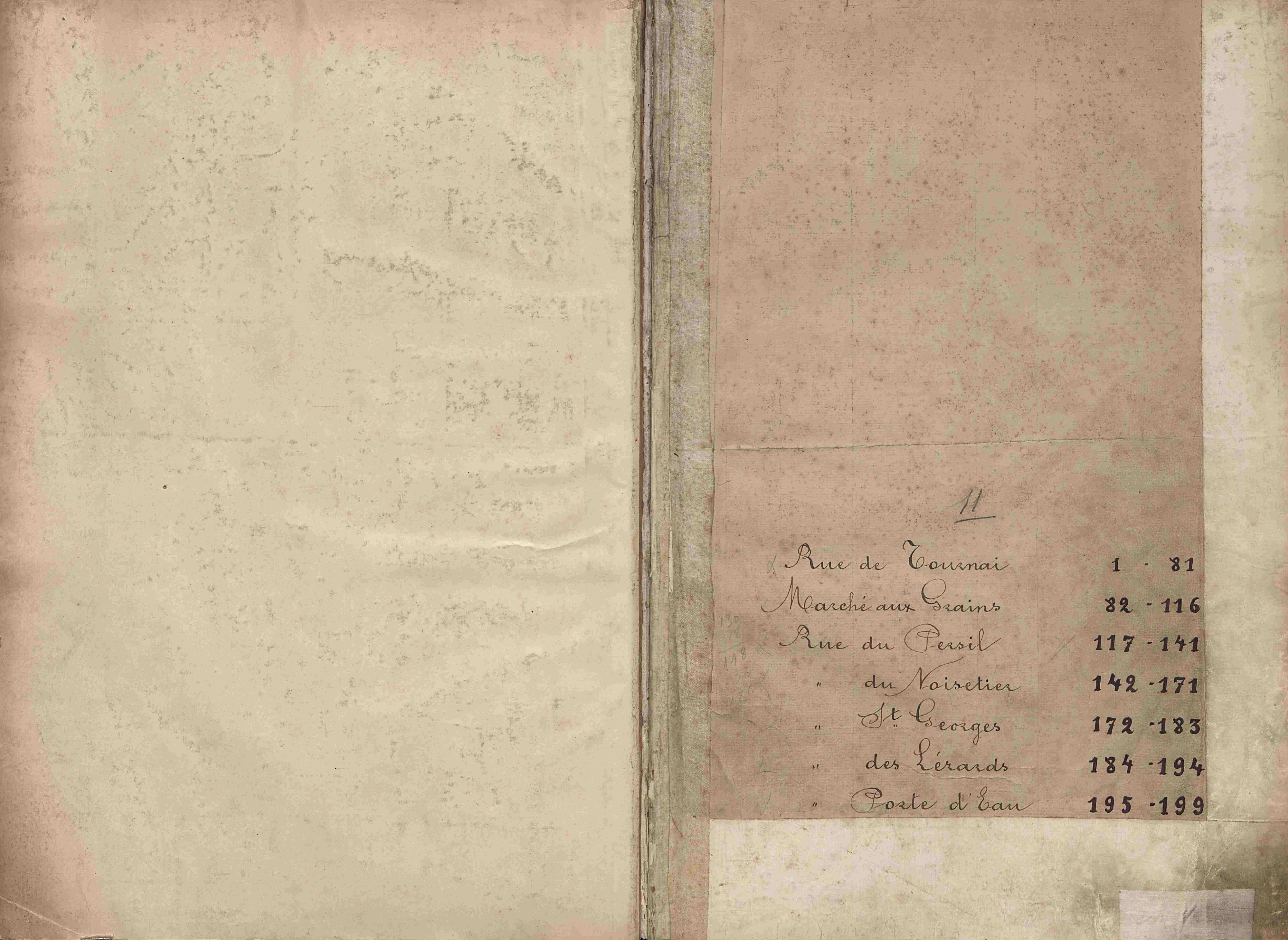 Bevolkingsregister Kortrijk 1890 boek 11