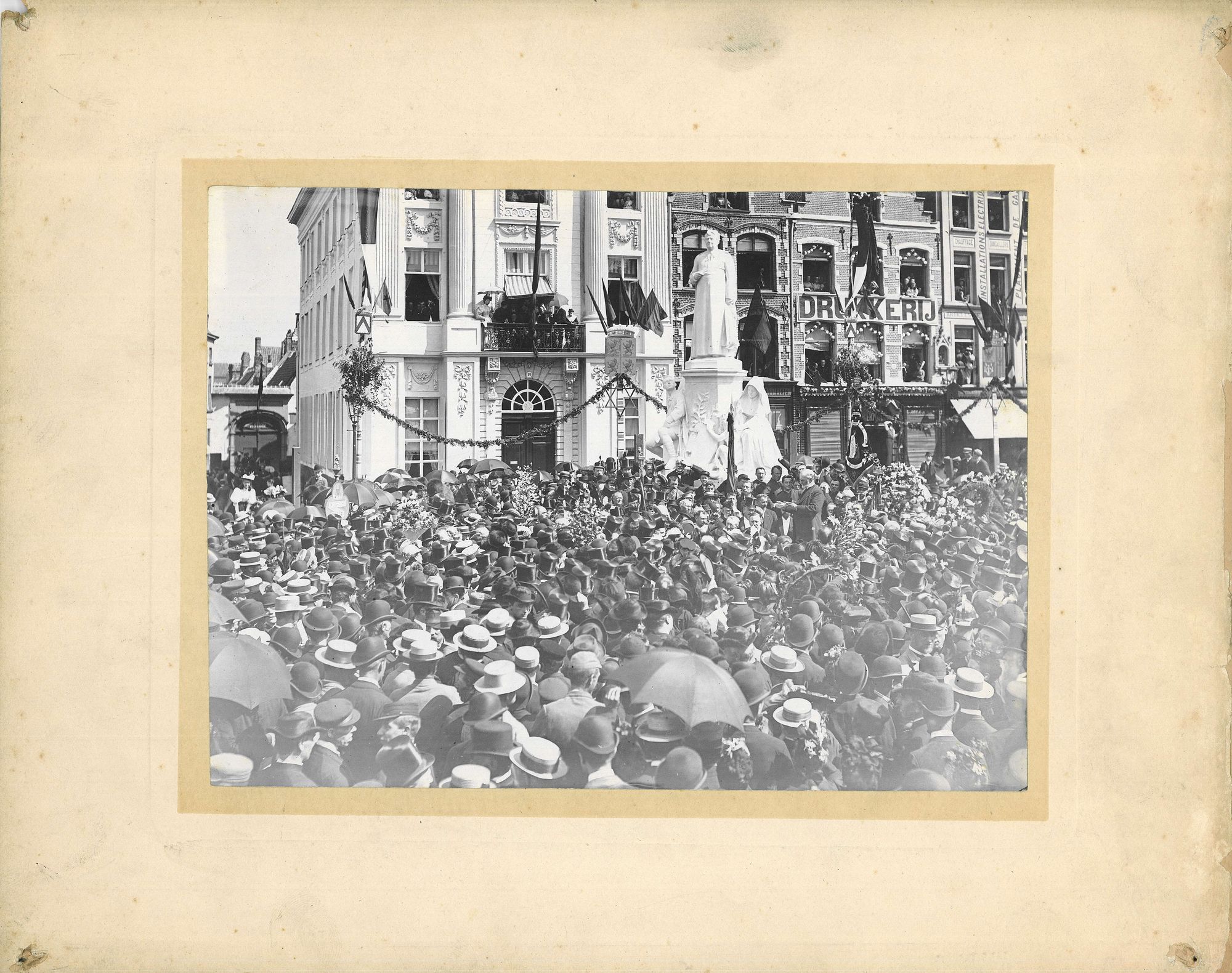 Inhuldiging monument de Haerne in 1895