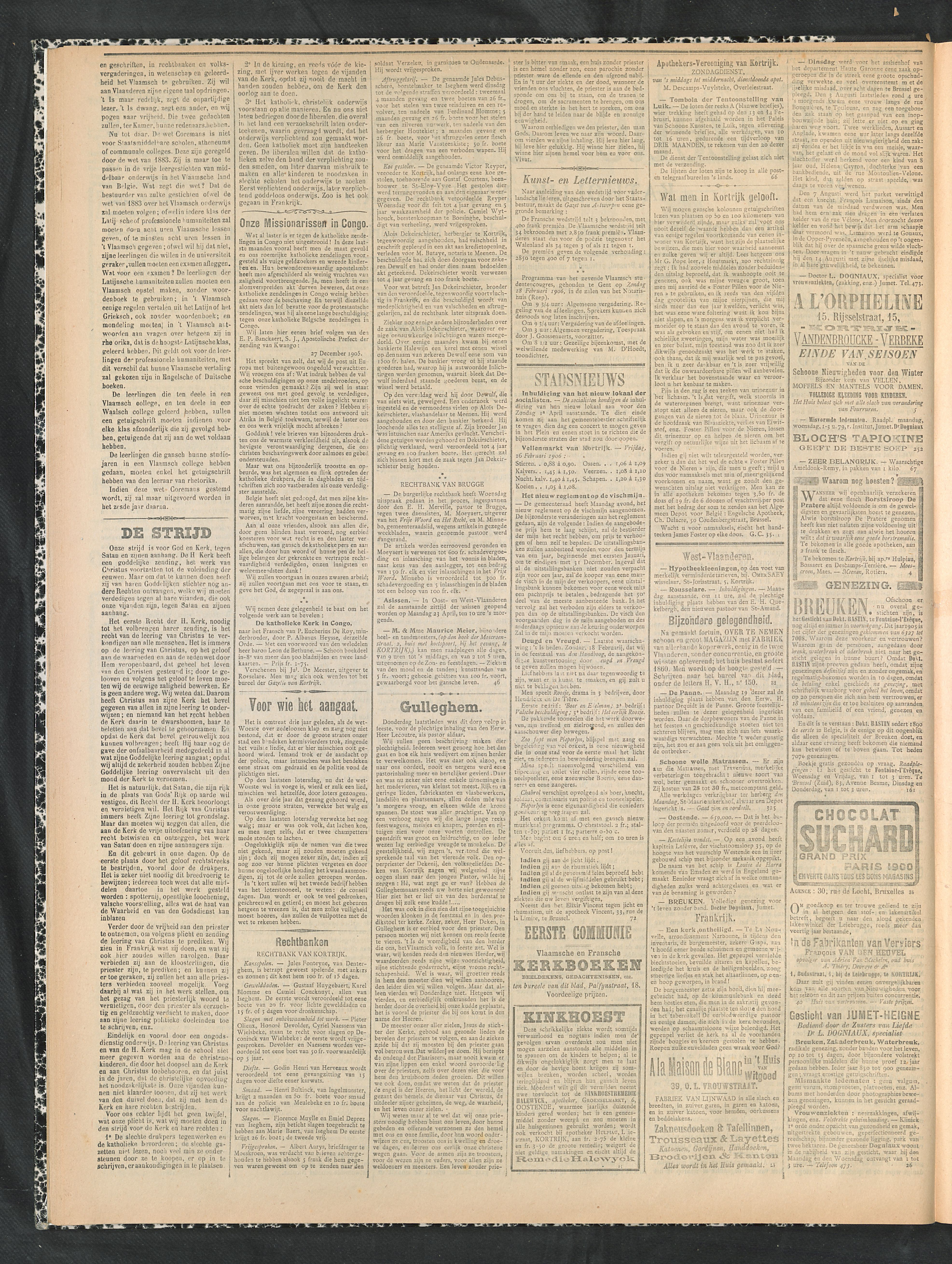 Gazette Van Kortrijk 1906-02-18 p2