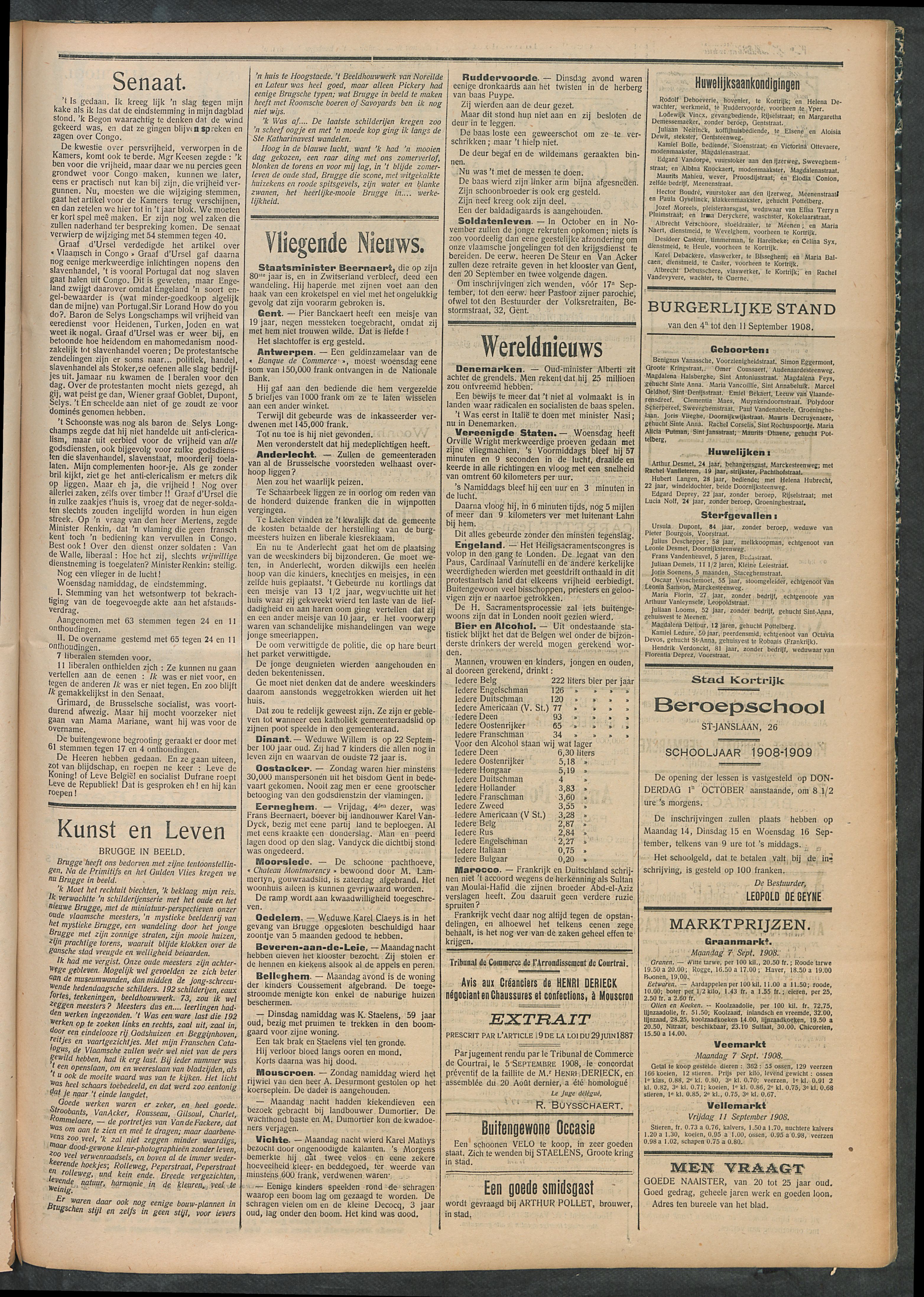 Het Kortrijksche Volk 1908-09-13 p3
