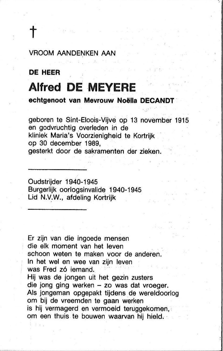 Alfred De Meyere