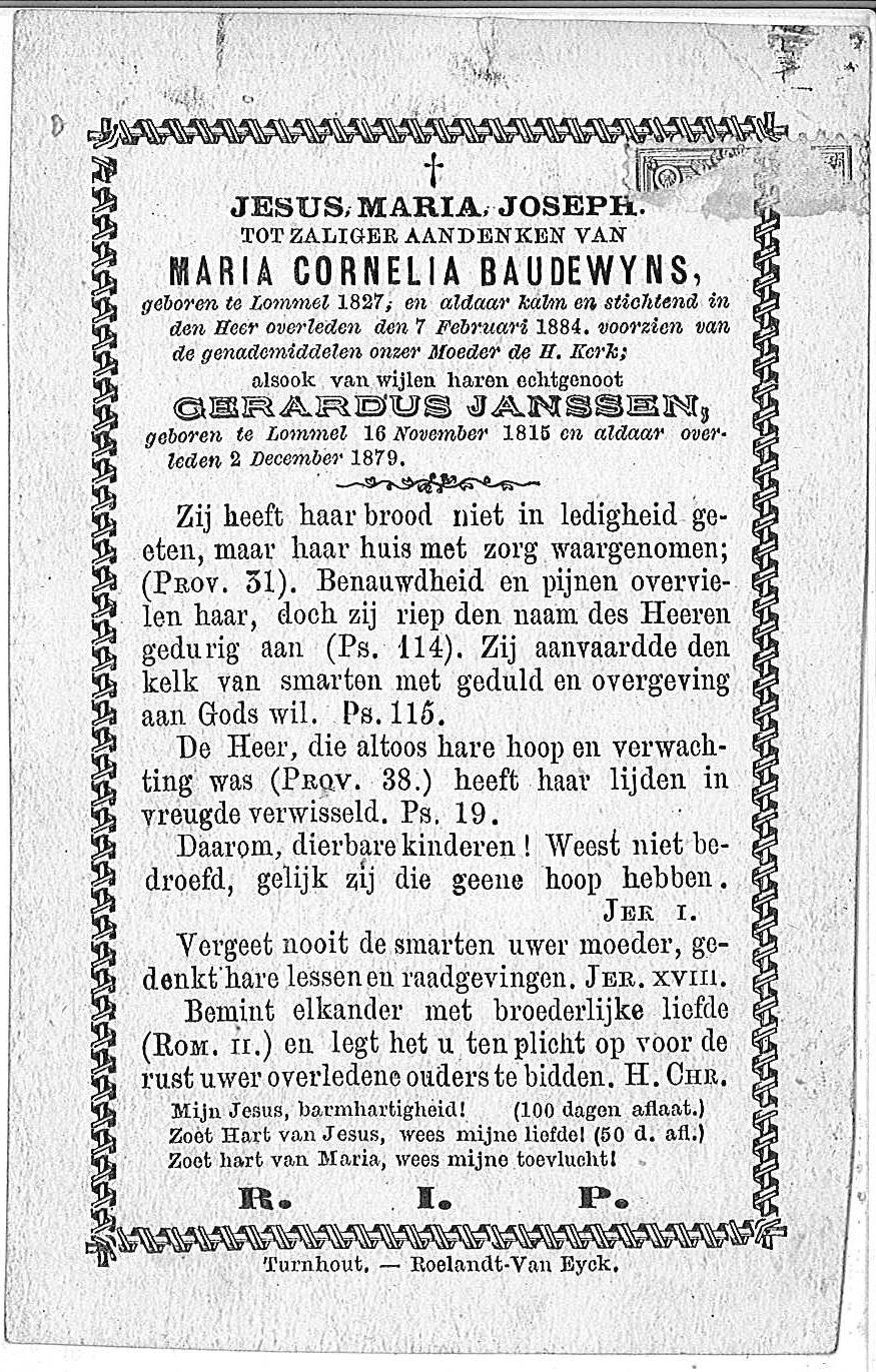 Maria Cornelia Baudewyns