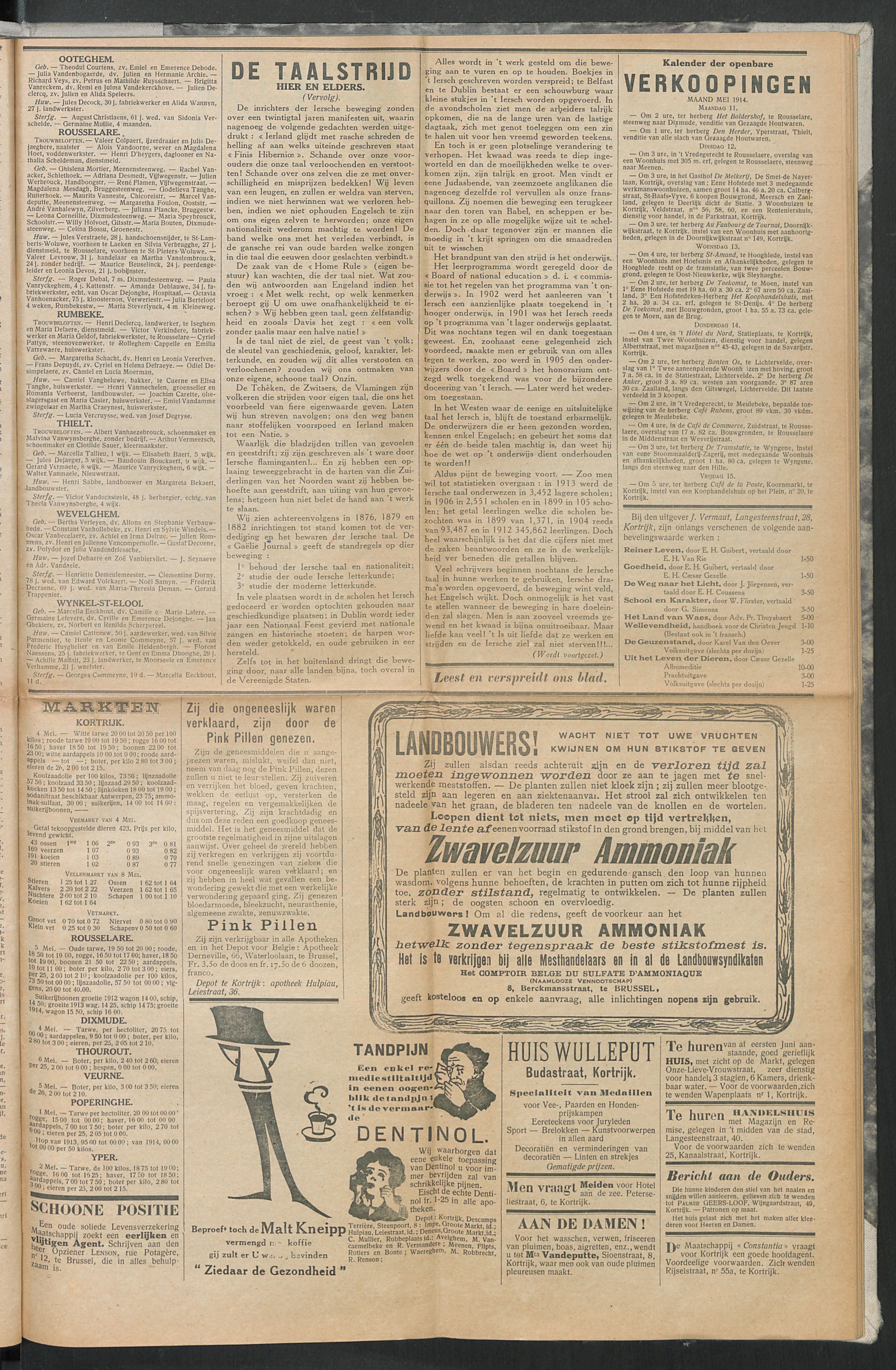 Het Kortrijksche Volk 1914-05-10 p5