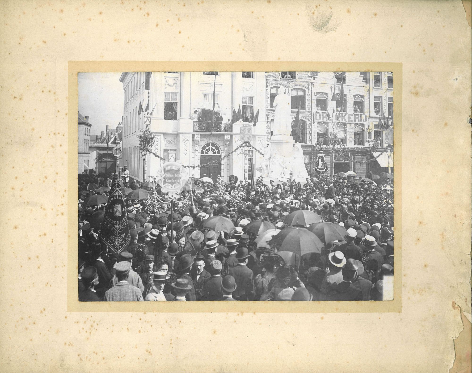 Inhuldiging monument de Haerne in 1895