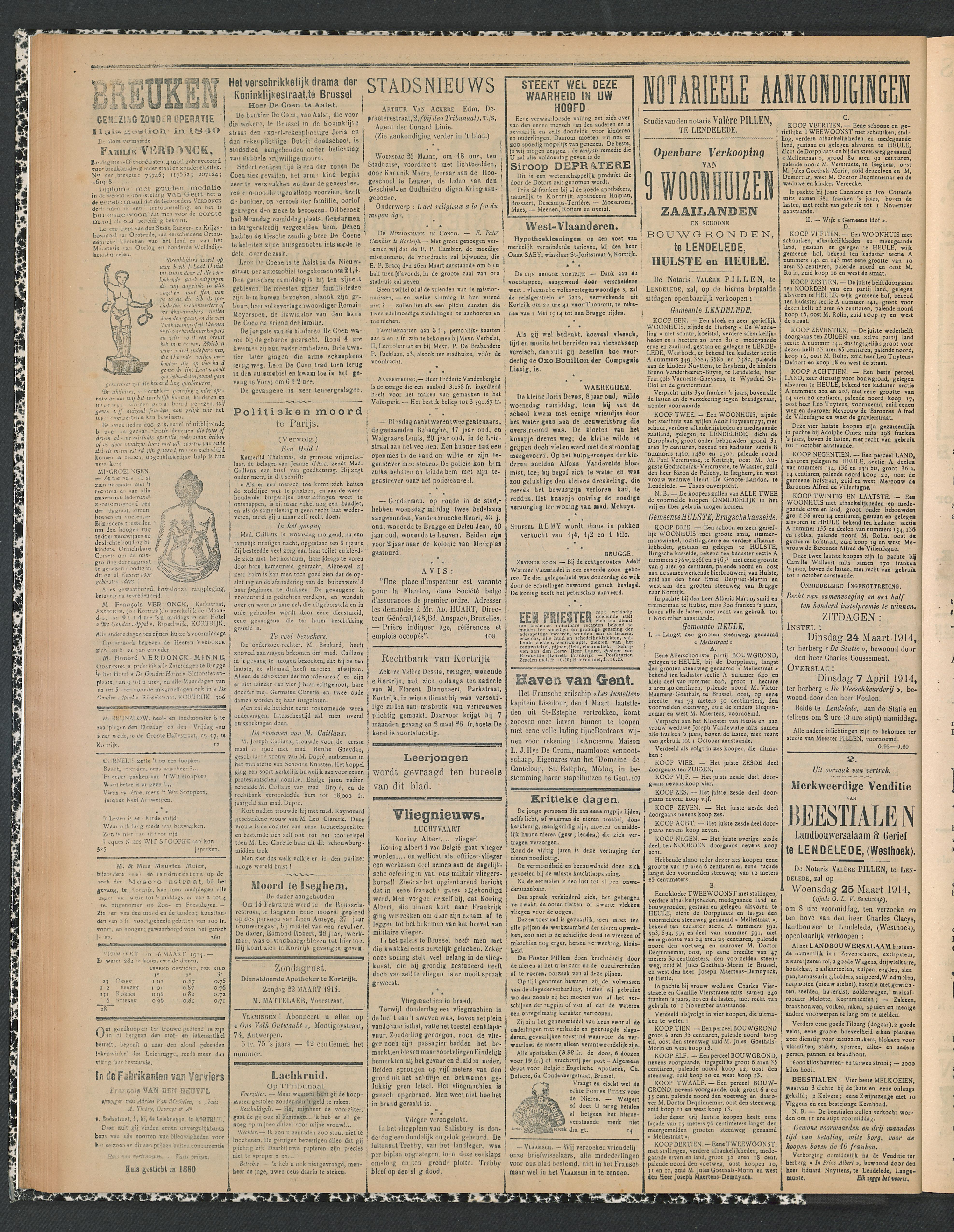 Gazette Van Kortrijk 1914-03-22 p2